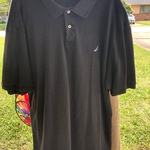 Mens nautical polo shirt